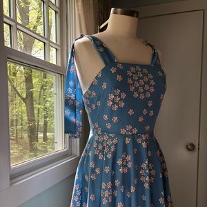 LF Blue Floral Dress